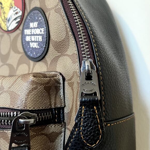 Coach Star Wars Limited Edition Collaboration Medium Leather Signature Backpack - Picture 6 of 11